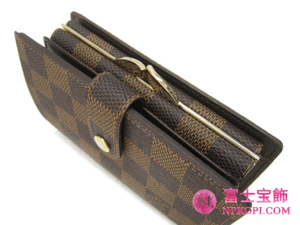 (LOUIS VUITTON)ルイヴィトン ブランドコピー ダミエがま口財布 ポルトフォイユヴィエノワ N61674
